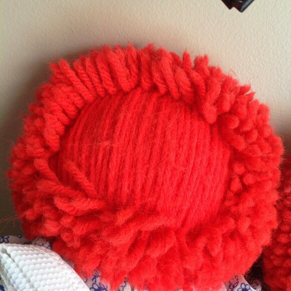 Vintage Raggedy Ann and Andy Plush Decorative Dolls - Picture 8 of 13